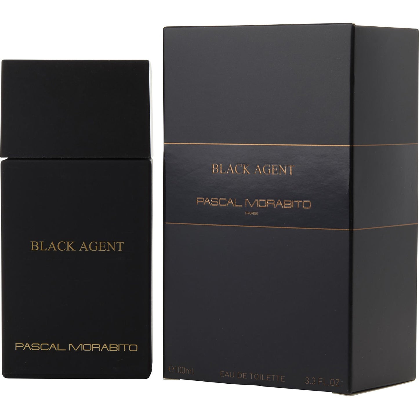 PASCAL MORABITO Black Agent Men EDT - Fragrances, Front Bottle