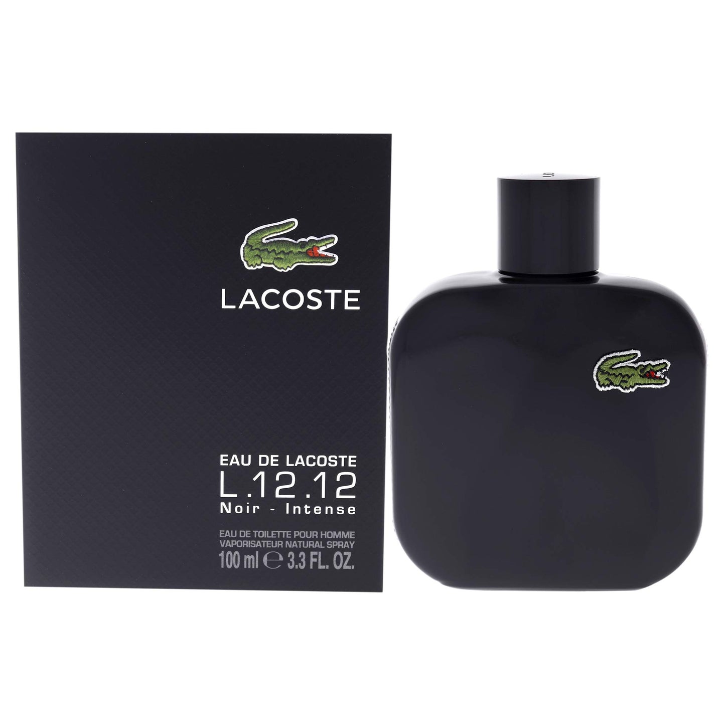 LACOSTE Eau Noir-Intense Men EDT - Fragrances, Front Bottle