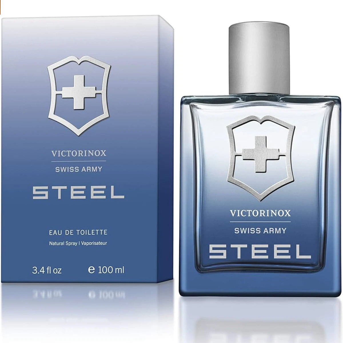SWISS ARMY Victorinox Steel Men EDT - Fragrances, Front Bottle
