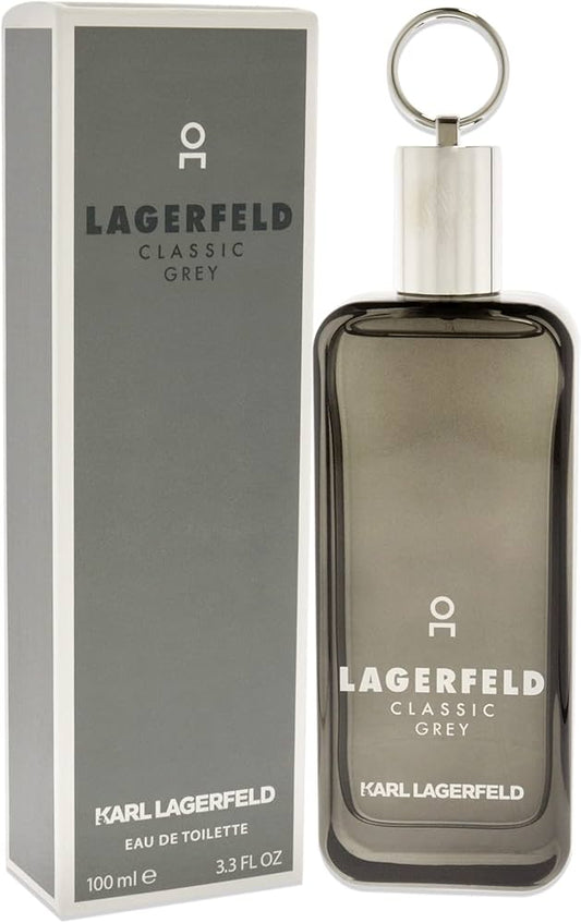KARL LAGERFELD Grey Men EDT - Fragrances, Front Bottle