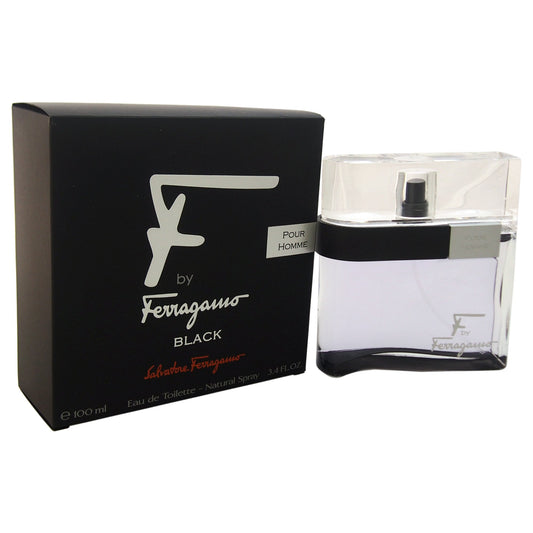 SALVATORE FERRAGAMO F Black Men EDT - Fragrances, Front Bottle