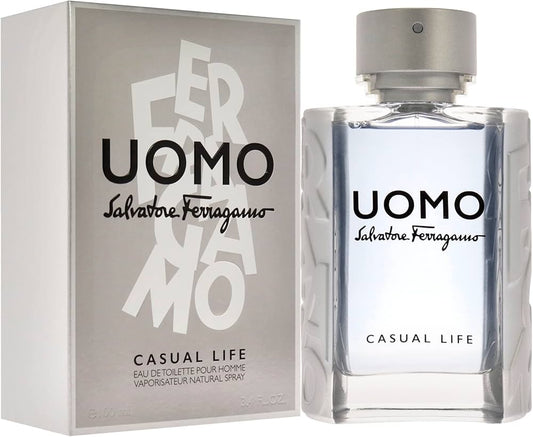 SALVATORE FERRAGAMO Uomo Casual Life Men EDT - Fragrances, Front Bottle