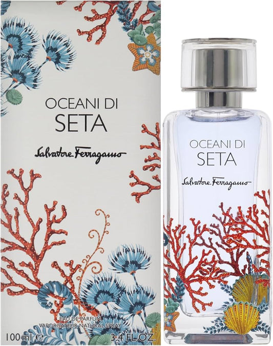 SALVATORE FERRAGAMO Oceani Di Seta Men EDP - Fragrances, Front Bottle